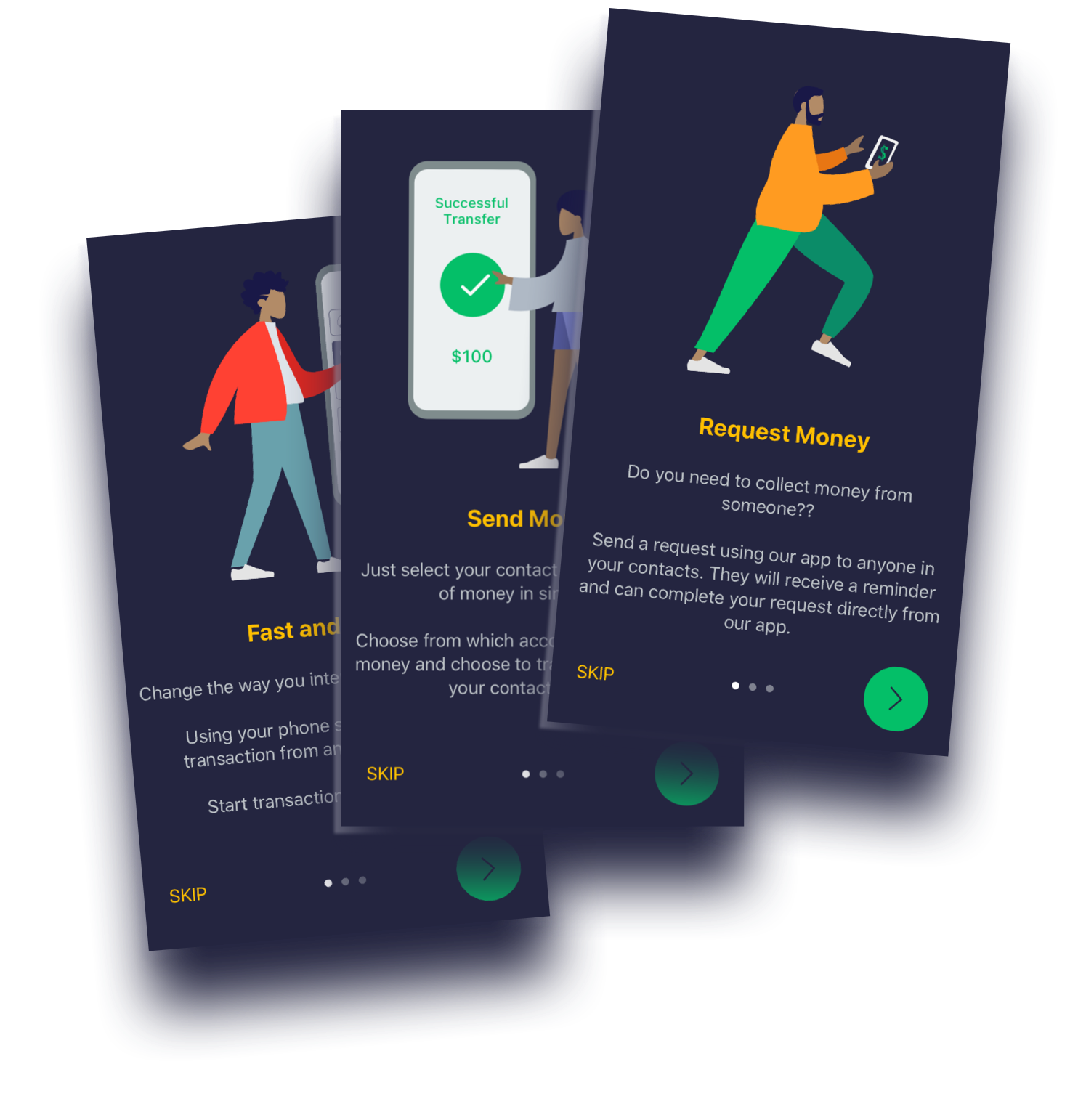 Easy Transfer - Onboarding Screens