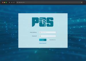 POS Web - Login Screen